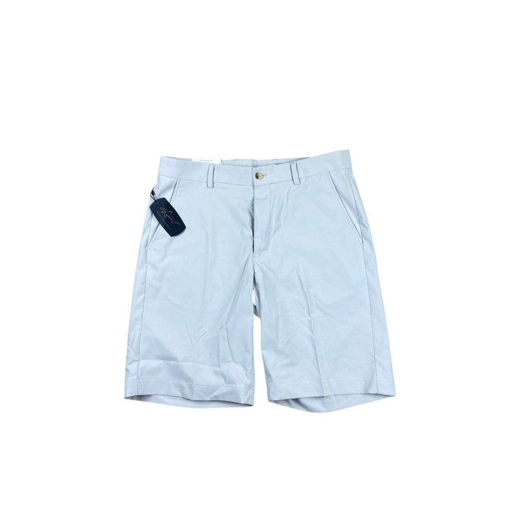 NWT Greg Norman Golf Shorts Men's Size 32 Stone Stretch Org $65